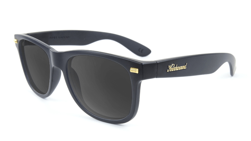 Black sunglasses with black square lenses