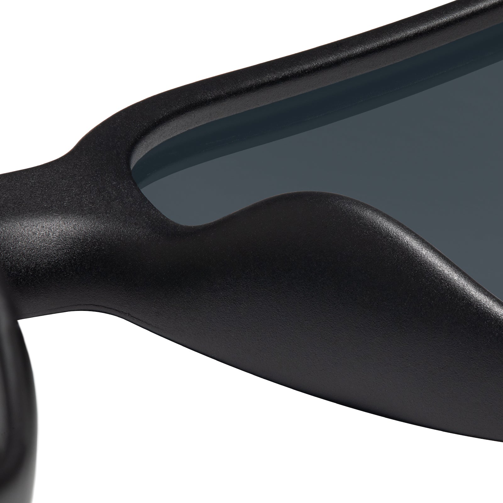 Matte Black / Red Sunset Day Trips Sunglasses, Nose