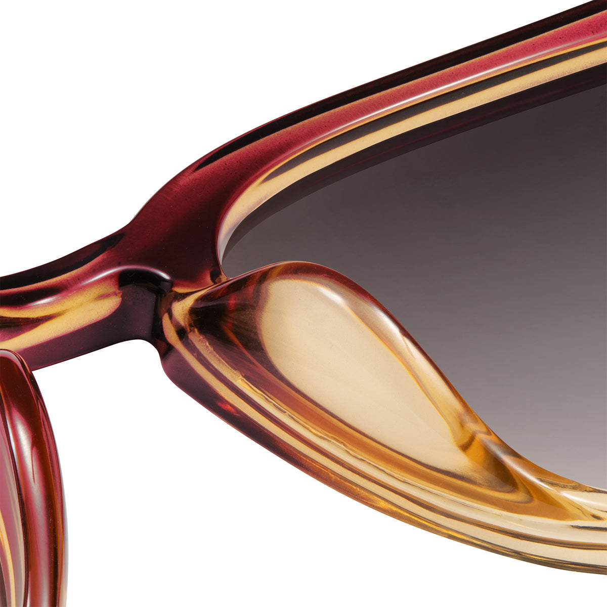 NWOT TOMS Sunglasses - Maxwell in Rose Crystal/Gold with Amber Lens Polarized Sunglasses | My Oh My Paso Robles main image 2