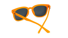 Knockaround Neon Orange Sunglasses with Polarized Blue Lenses, Back