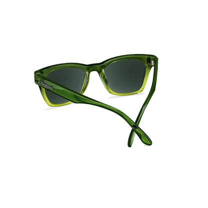 Green Sunglasses with Polarized Green Lenses, Nori Seventy Nines Sunglasses