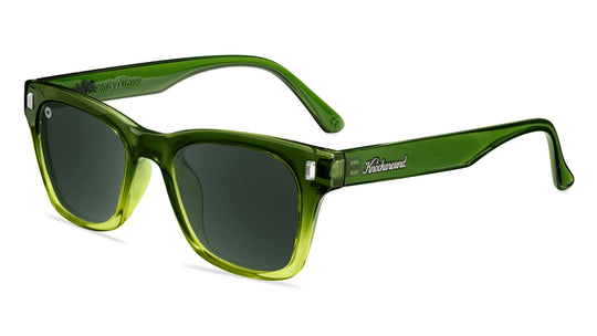 Green Sunglasses with Polarized Green Lenses