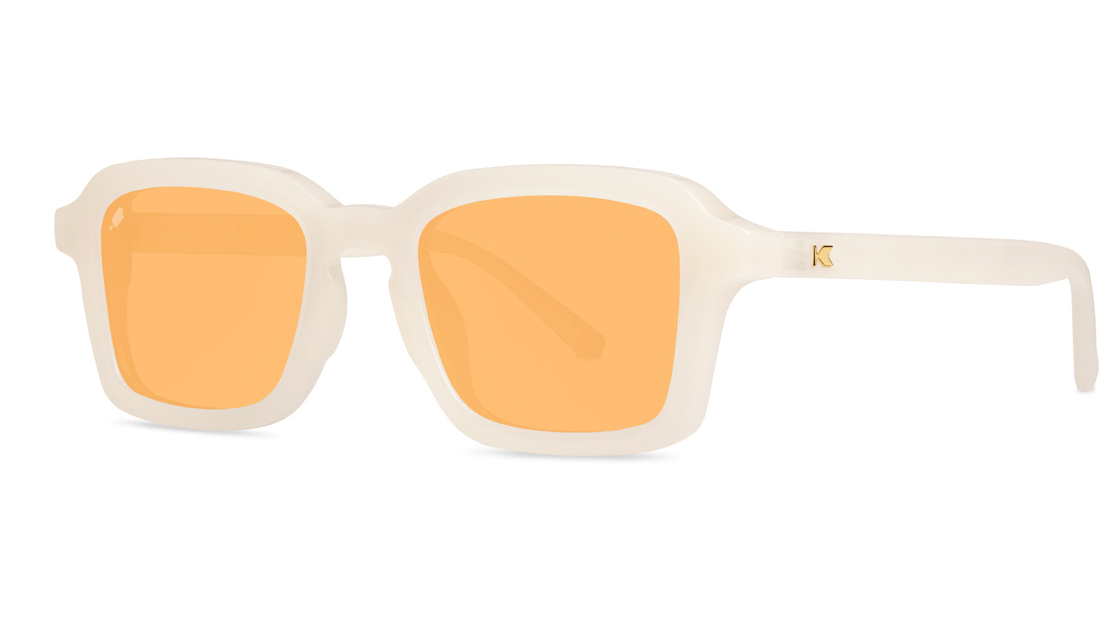 Orange Dreamsicle Panoramas Sunglasses, Threequarter