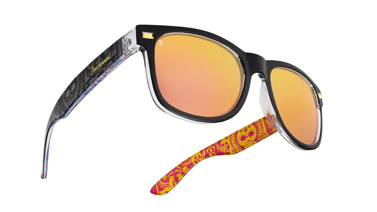 Knockaround Dia De Los Muertos Fort Knocks Sunglasses, Flyover