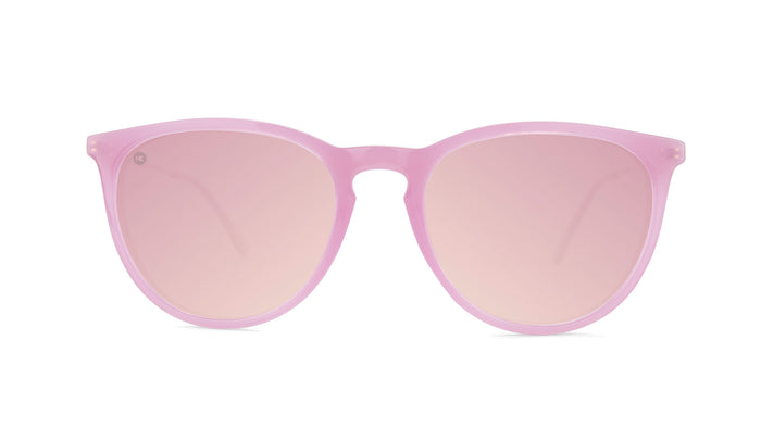 Sunglasses with Pink  Frame and Polarized Pink Lenses, Front
