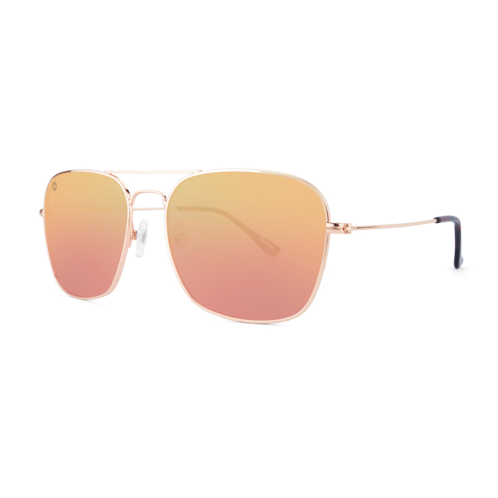 Rose Gold / Copper Mount Evans Sunglasses, Threequarter