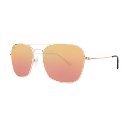 Rose Gold / Copper Mount Evans Sunglasses, Threequarter