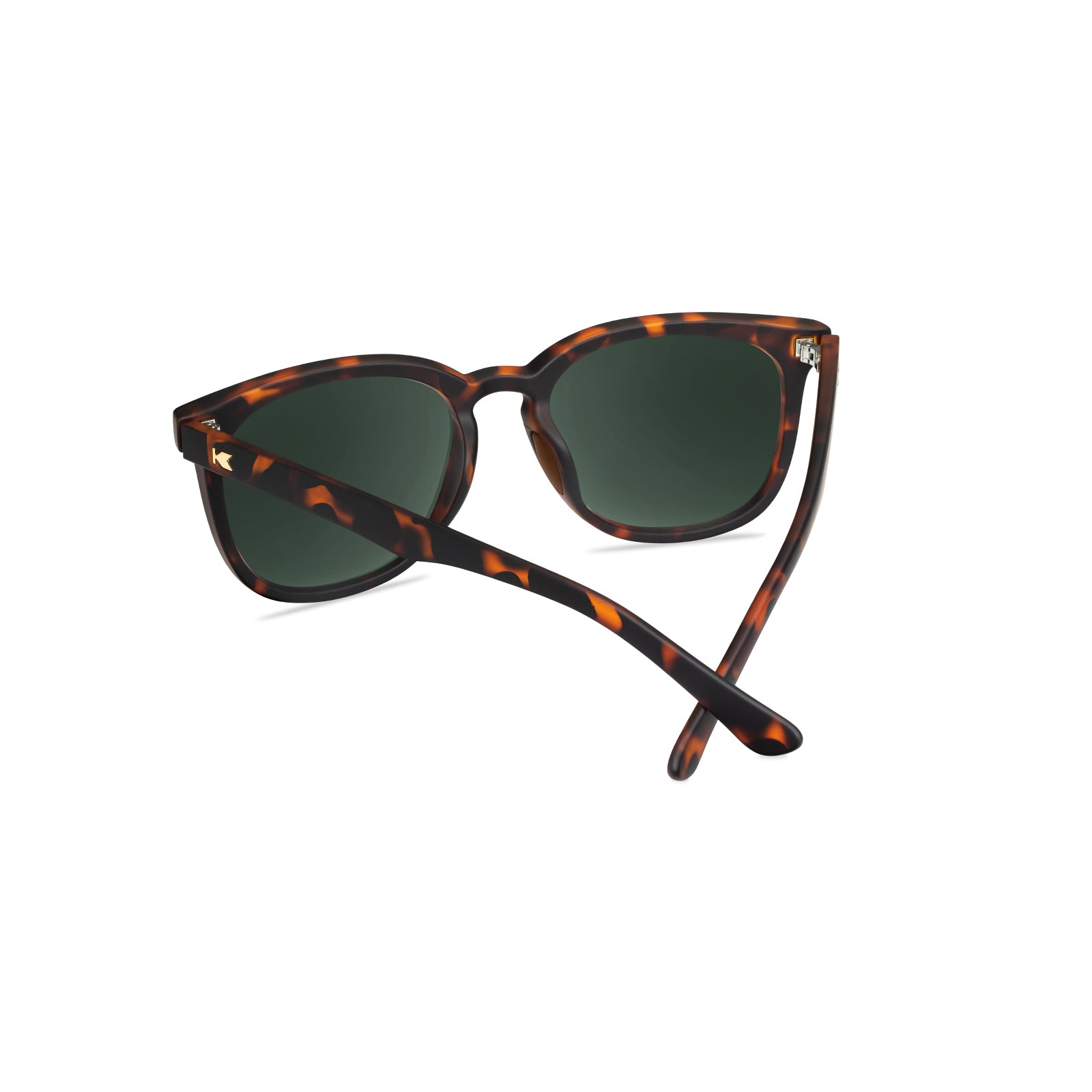 Rubberized Tortoise / Aviator Green Paso Robles Sport Sunglasses, Back