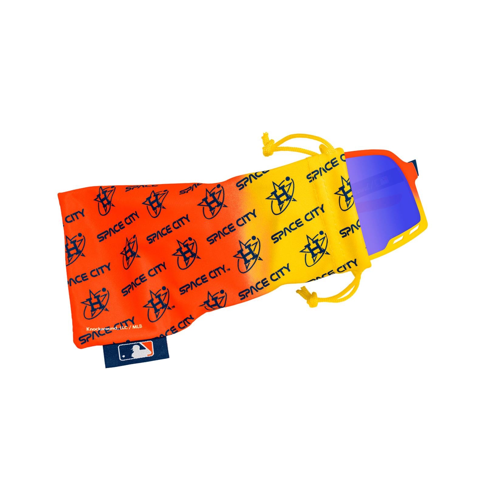 Houston Astros Wraparound Shield Sport Sunglasses w Non-Polarized Lens