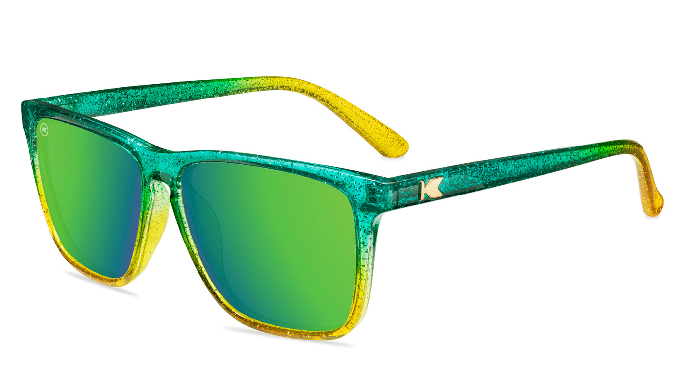 Spruce Sparkle Fast Lanes Sunglasses, Flyover