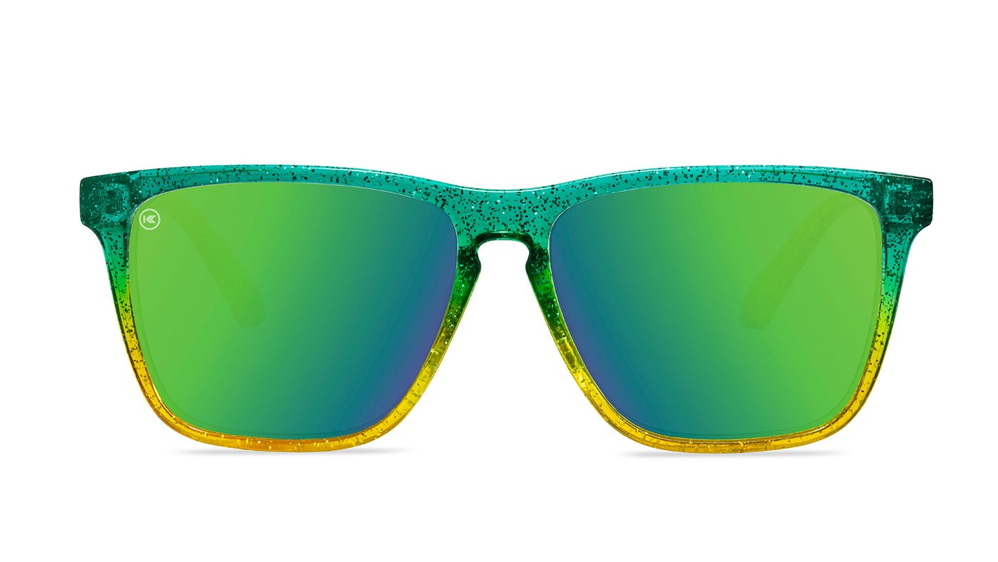 Spruce Sparkle  Fast Lanes Sunglasses, Front