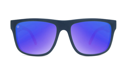 Sunglasses with Star Spangled frames and Polarized Blue Moonshine Lenses, Front