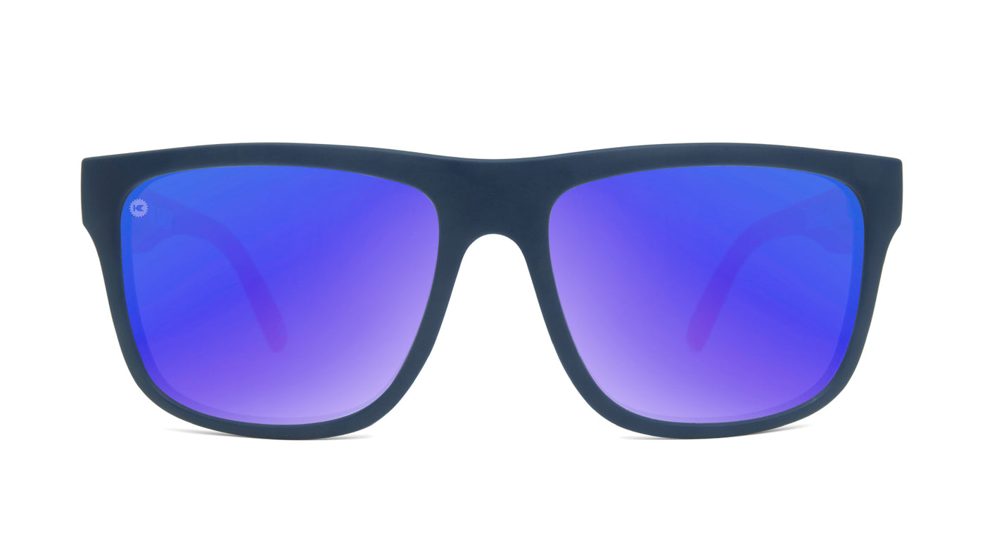 Sunglasses with Star Spangled frames and Polarized Blue Moonshine Lenses, Front