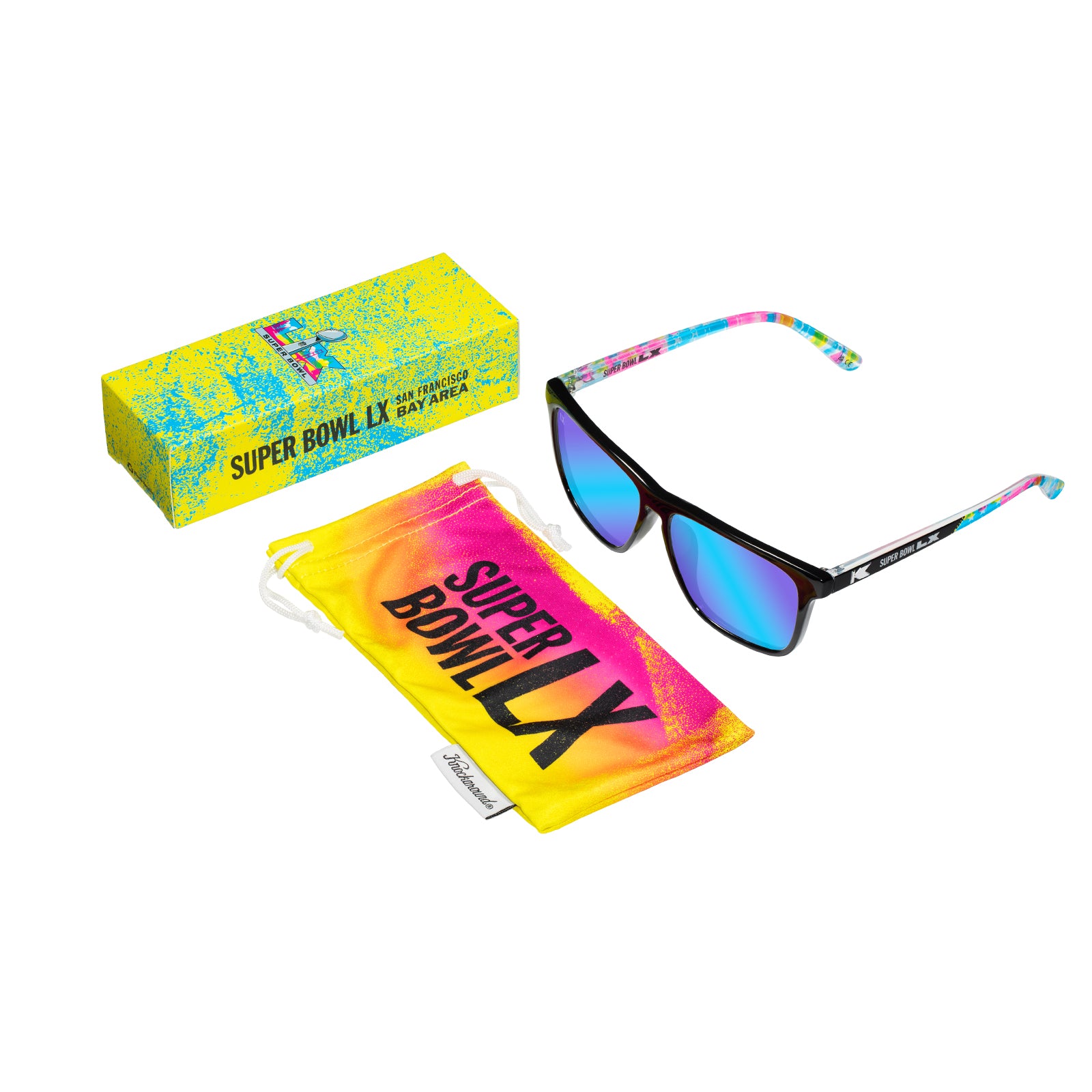 Knockaround x NFL Super Bowl LX Fast Lanes Sunglasses, Set