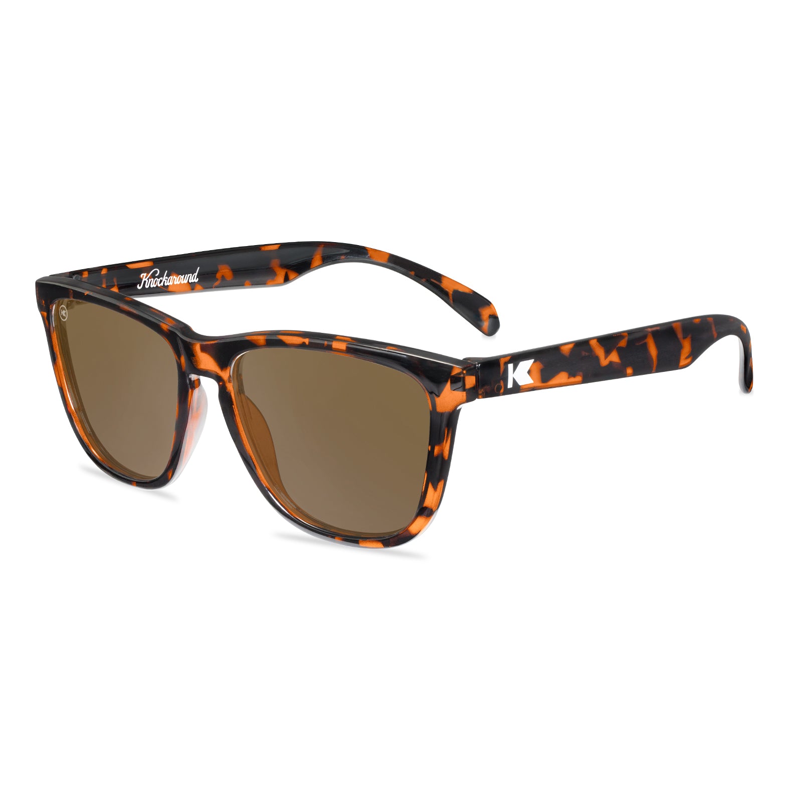 Glossy Tortoise Shell / Amber Classics Sunglasses, Flyover