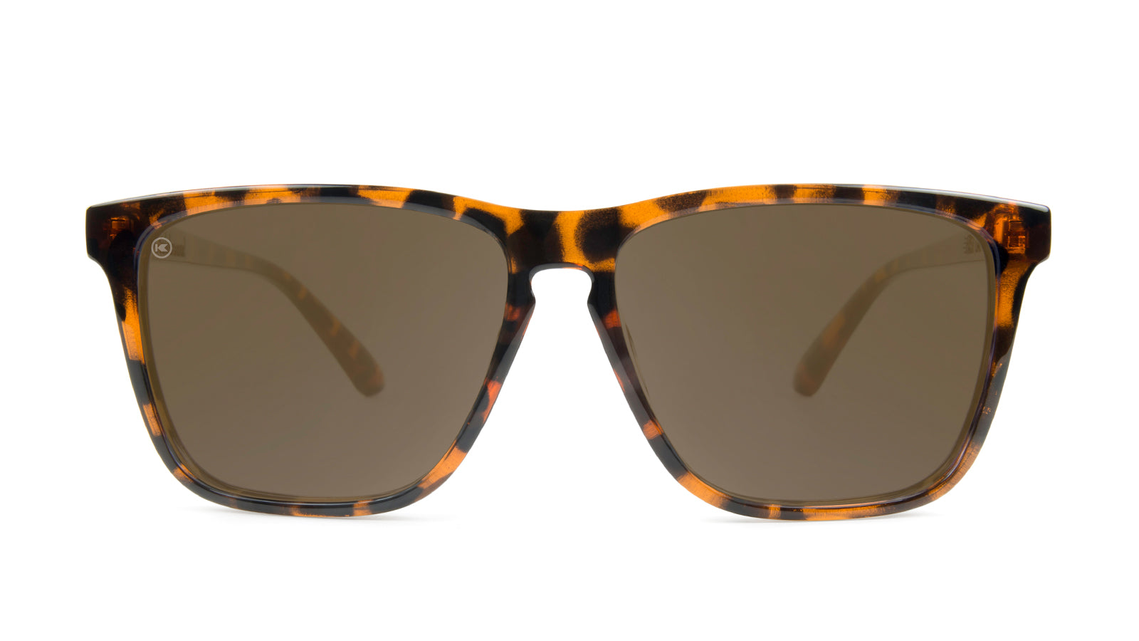 Glossy Tortoise Shell / Amber Fast Lanes Sunglasses, Front