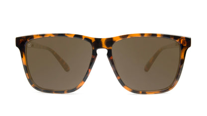 Glossy Tortoise Shell / Amber Fast Lanes Sunglasses, Front