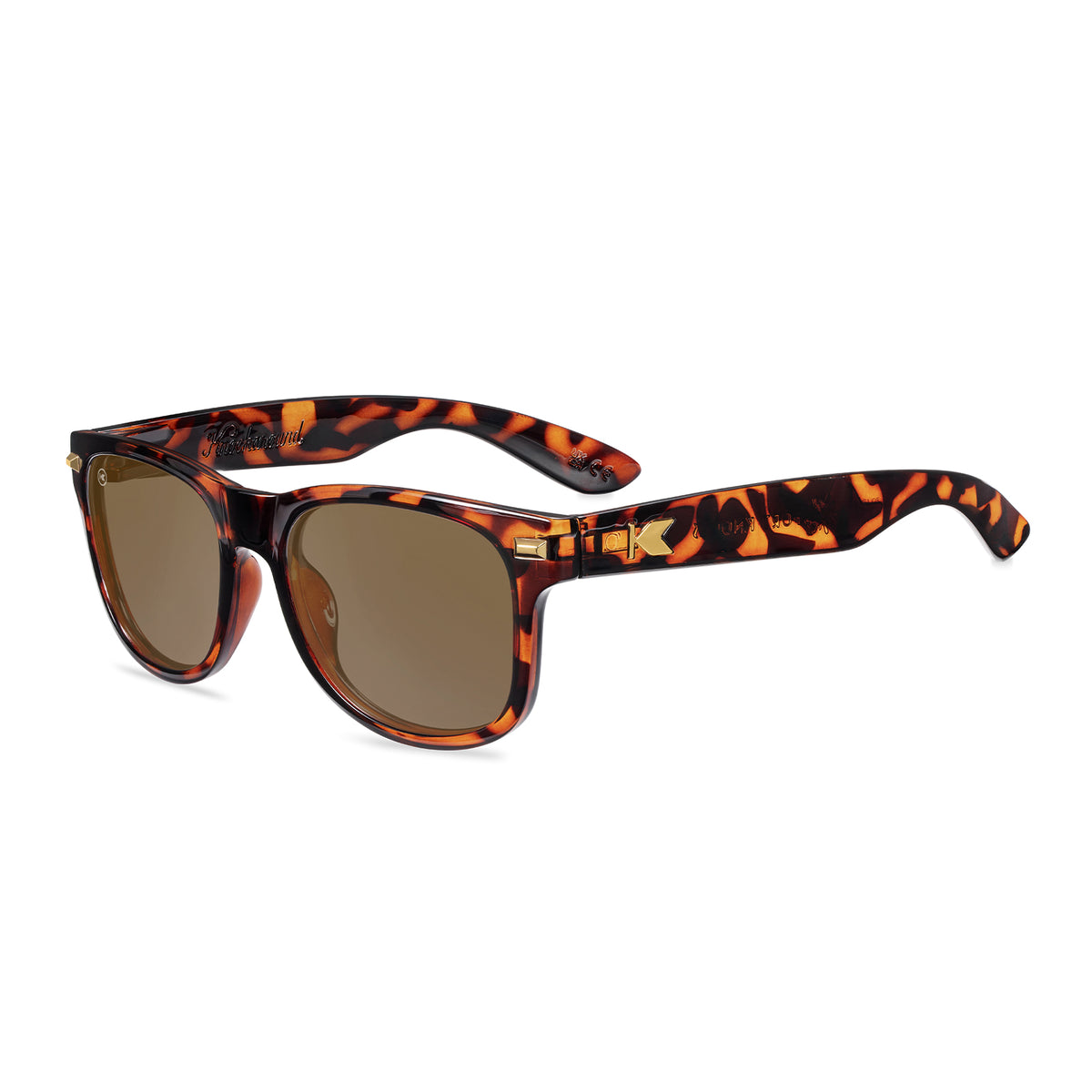 Glossy Tortoise Shell / Amber Kids Fort Knocks Sunglasses, Flyover