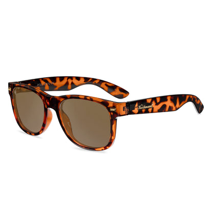 Glossy Tortoise Shell / Amber Fort Knocks Sunglasses, Flyover