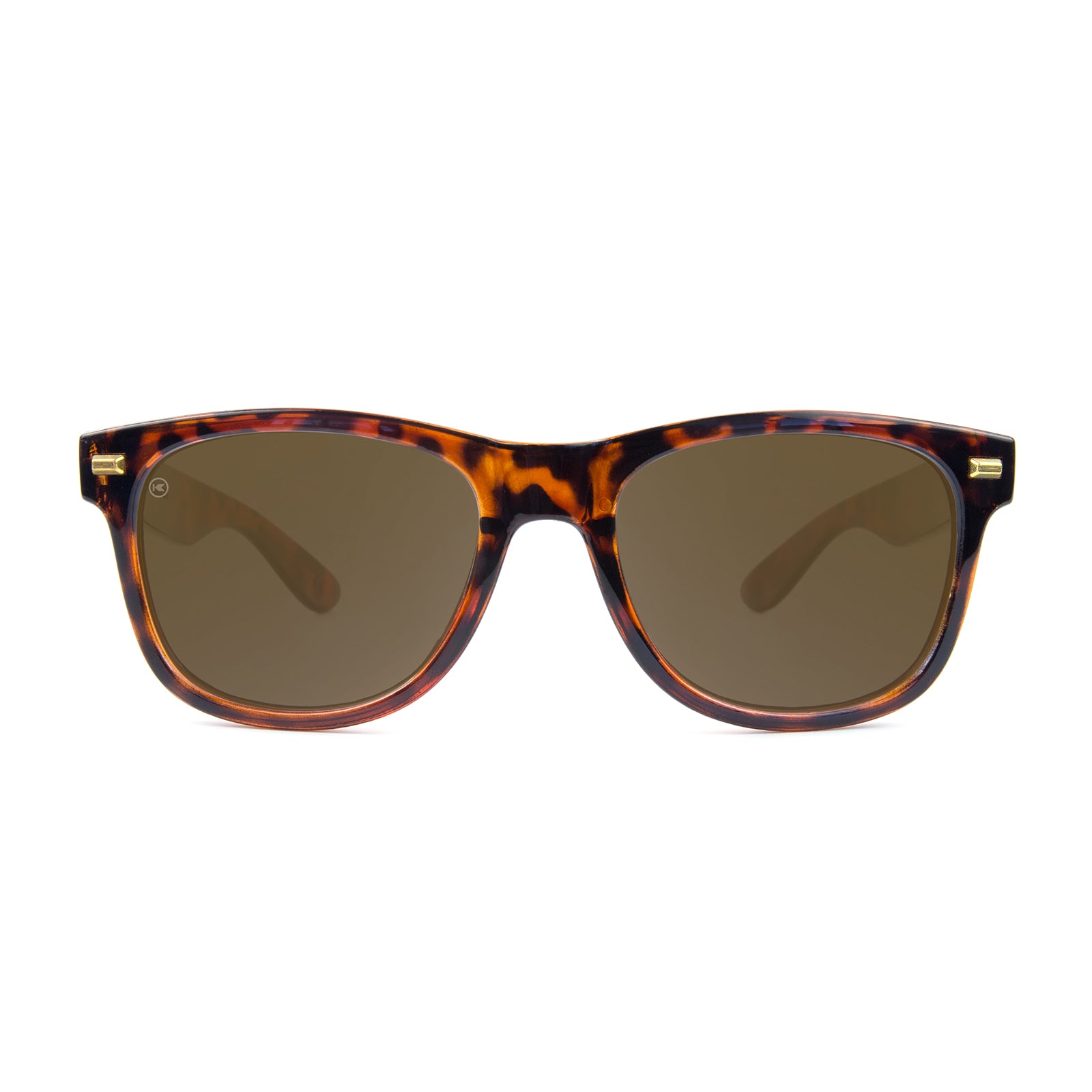 Glossy Tortoise Shell / Amber Fort Knocks Sunglasses, Front