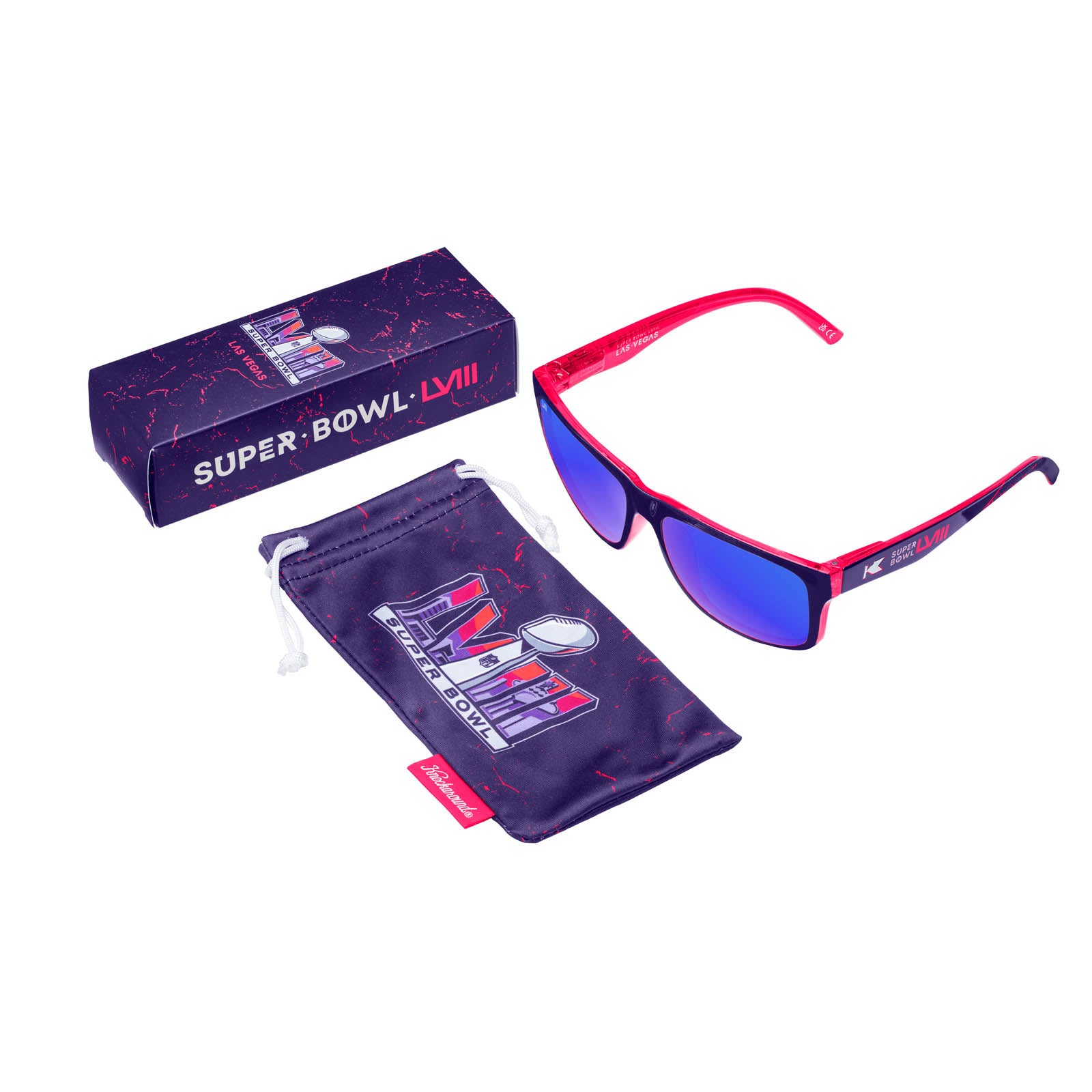 Knockaround x NFL Super Bowl LVIII Torrey Pines Sunglasses, Set