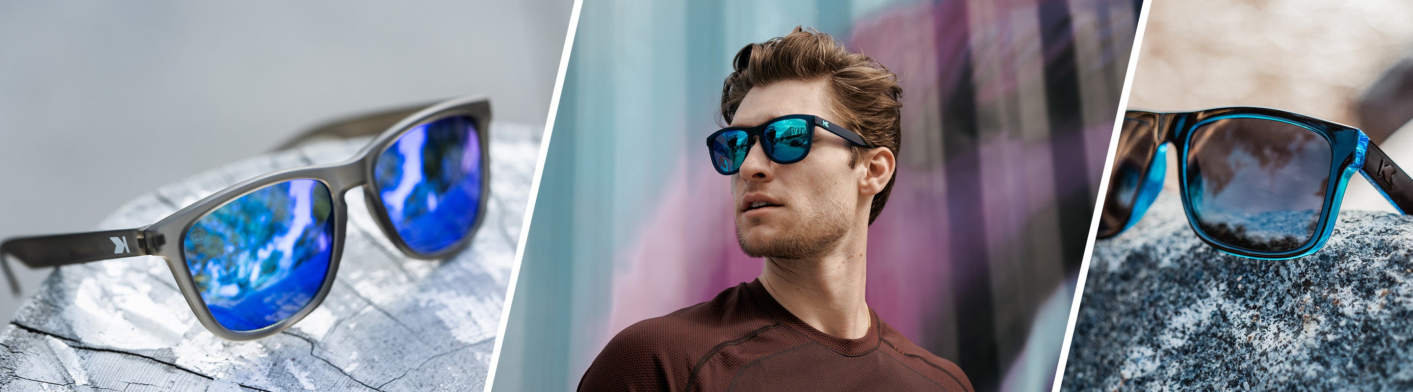 Sunglasses for Baseball: Frosted Grey / Moonshine Classics and Black Ocean Torrey Pines Sunglasses
