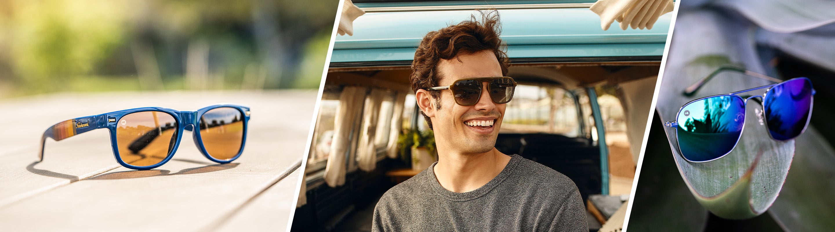 Cool Sunglasses For Men: Man wearing Pacific Palisades Sunglasses