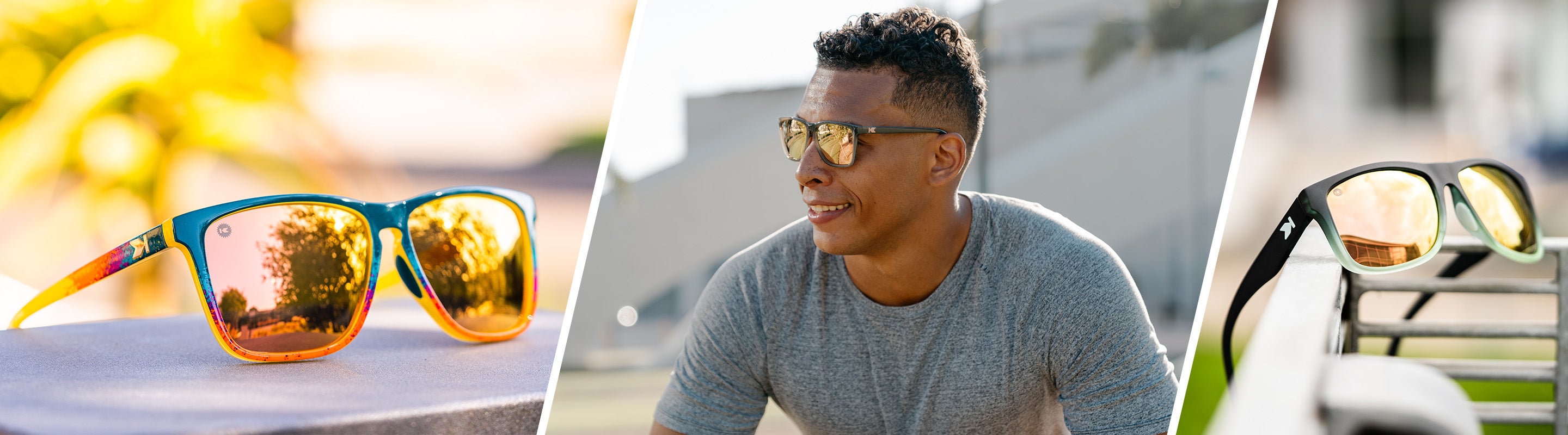 Sunglasses for Tennis: Lifestyle photo of Desert Fast Lanes Sport  and Torrey Pines Sport Sunglasses
