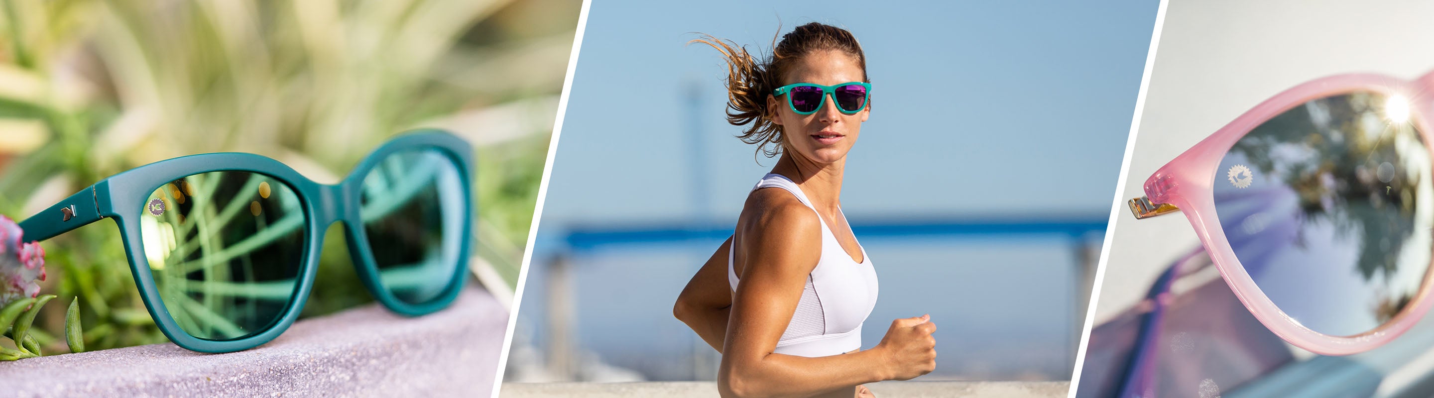 Cute sunglasses: Women wearing Premiums Sport Sunglasses