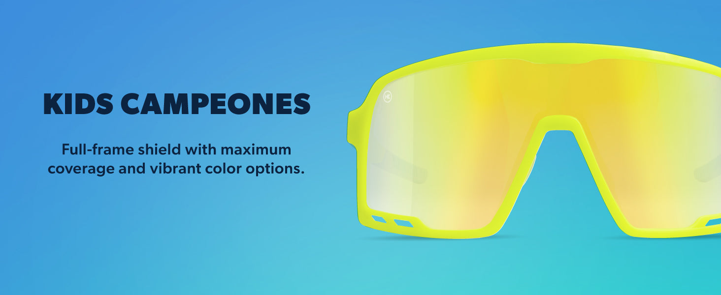 Kids Campeones Frame Features: Full-frame shield frame