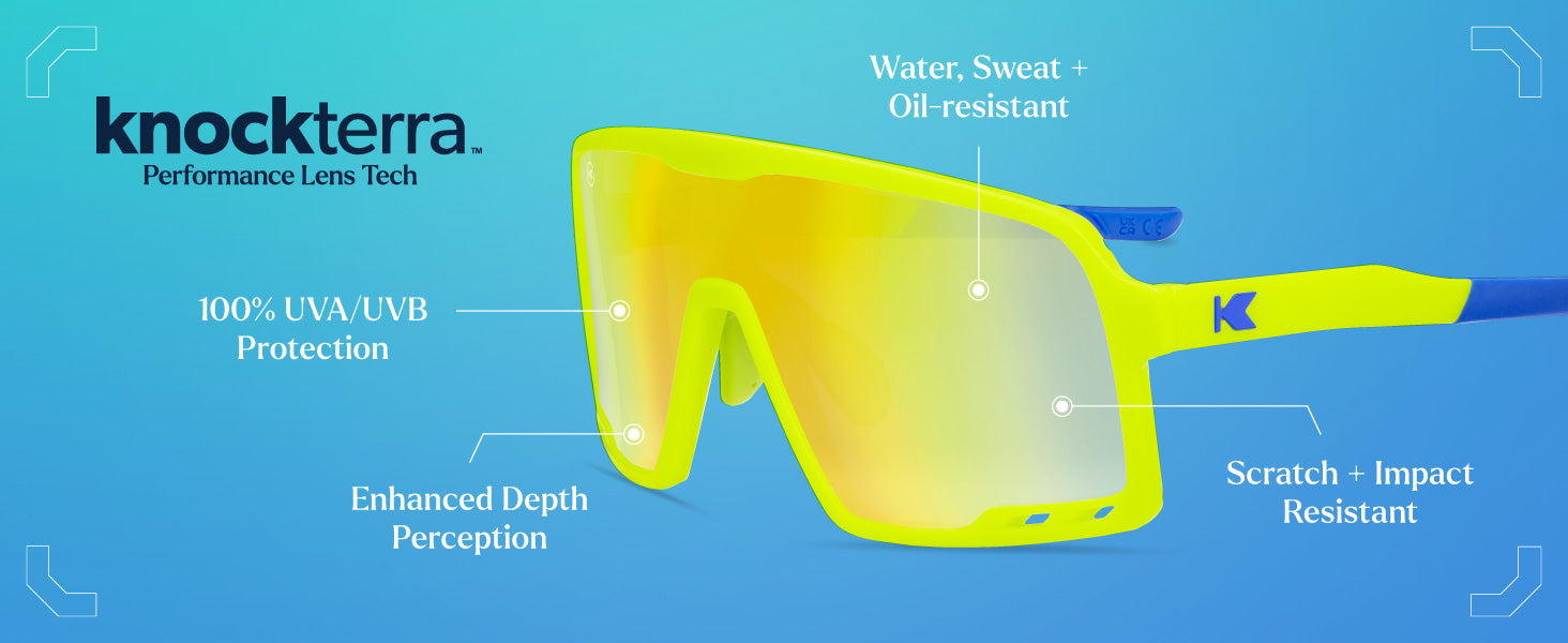 Kids Campeones Frame Features: UV400 Protection, Water and oil-resistant, Enhanced Depth Perception, Scratch + Impact Resistant
