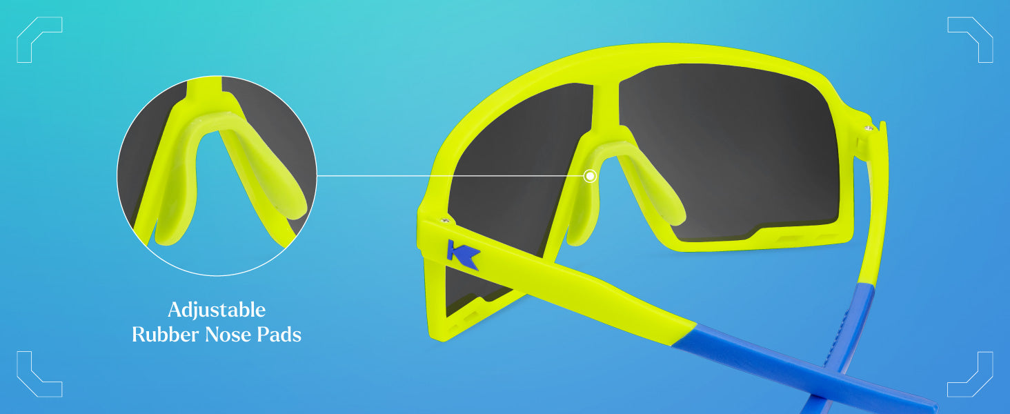 Kids Campeones Frame Features: Adjustable Rubber Nose Pads