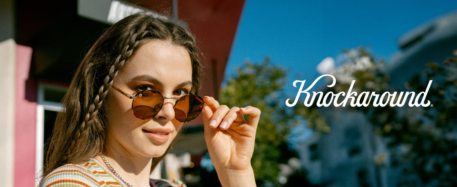Love & Haights Polarized Trendy Round Sunglasses | Knockaround