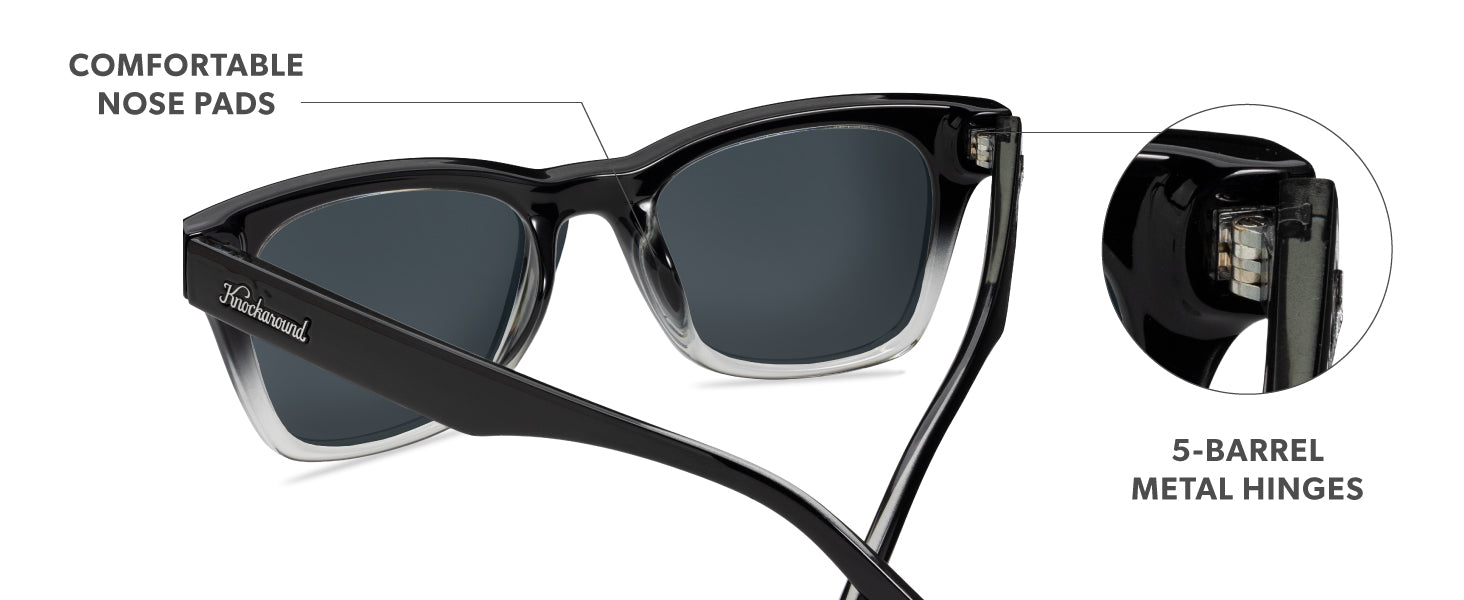 Seventy Nines Square Polarized UV400 Trendy Sunglasses | Knockaround