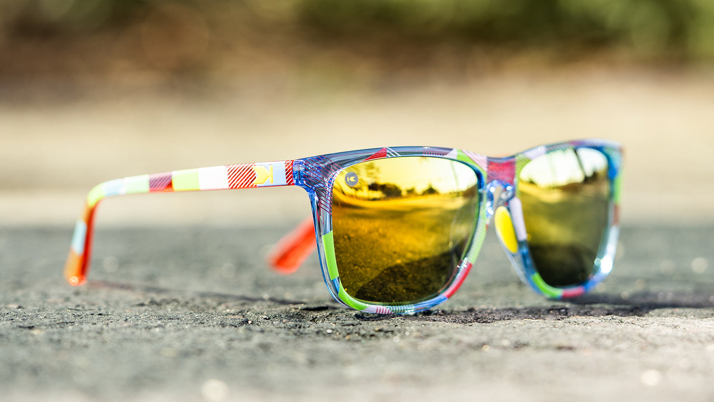 Sunglasses with Apex Frames and Polarized Yellow Lenses