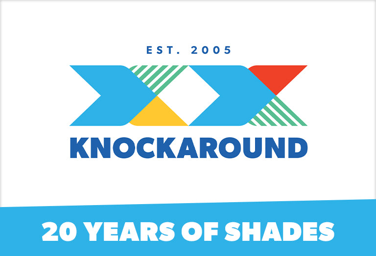 20th Anniversary of Knockaround. 20 Years of Shades. Est. 2005