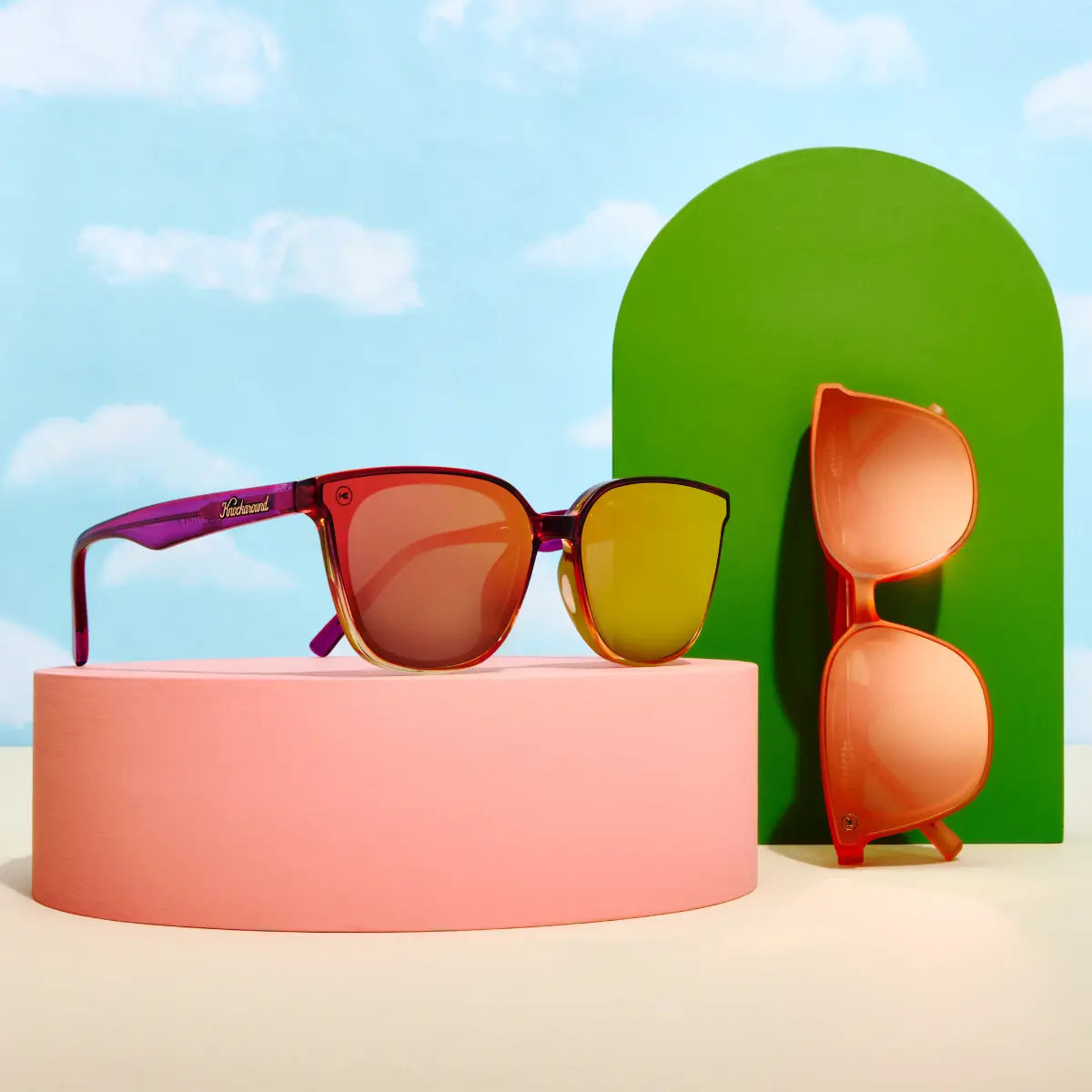 elevated studio image of cloud catchers