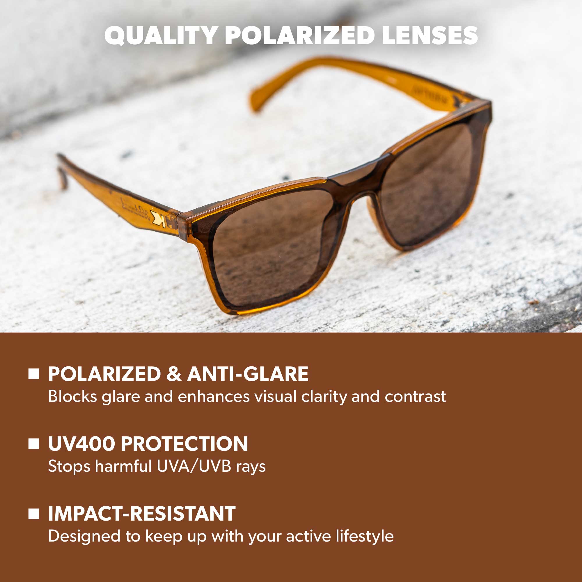 Rio Afters Sunglasses, Lens Features