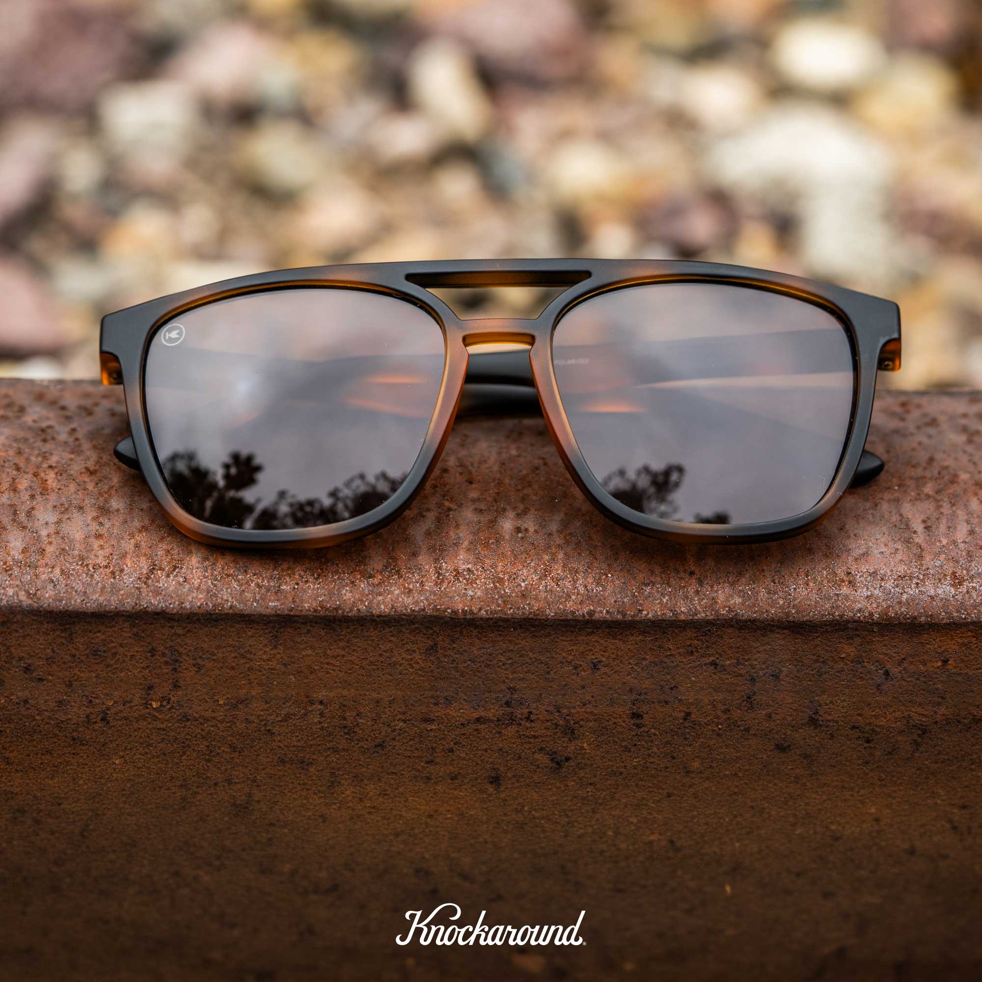Luminousページ Brightsides Square Polarized Sunglasses UV400 | Knockaround Sunglasses