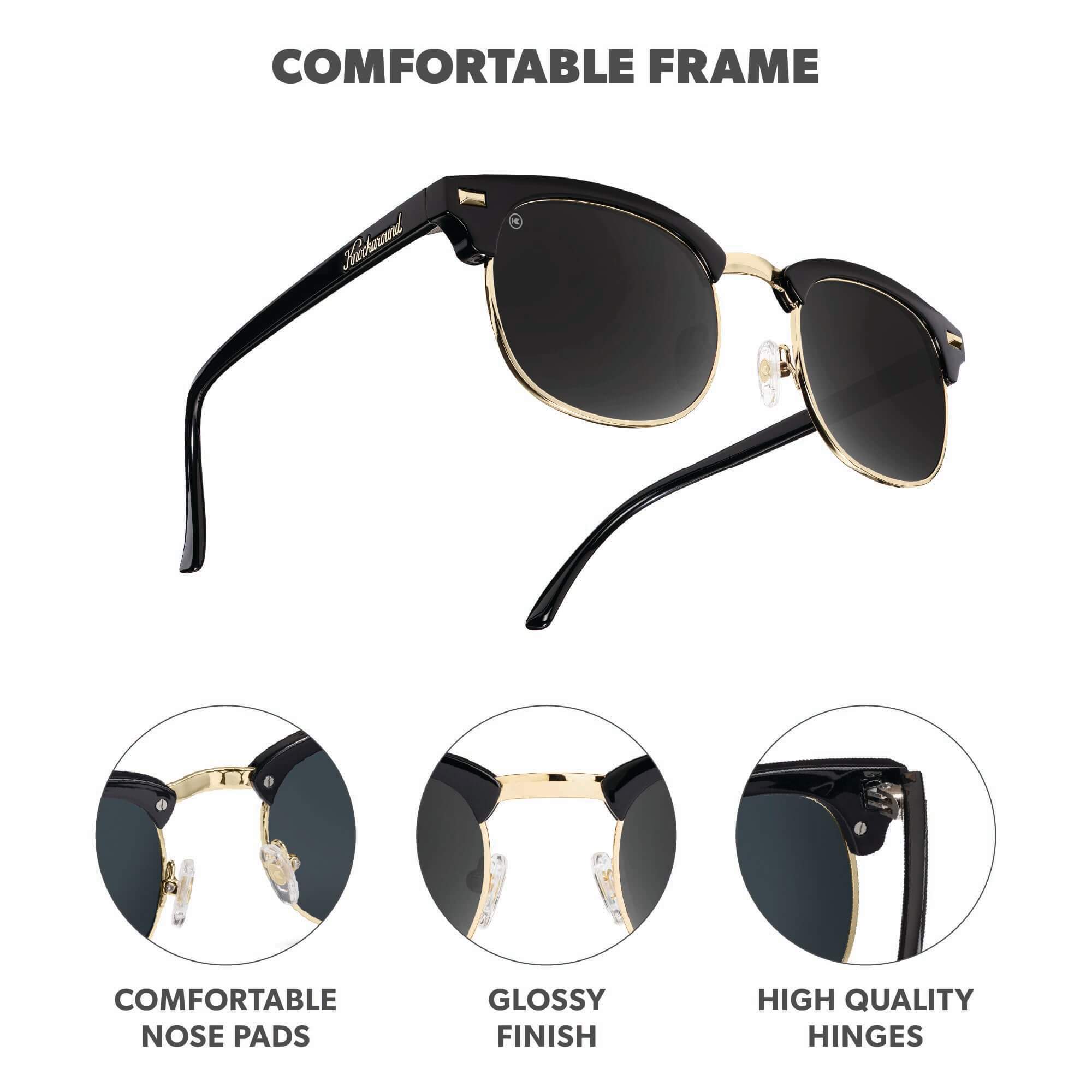 Brooklines Round Sunglasses Lightweight UV400 | Knockaround Sunglasses
