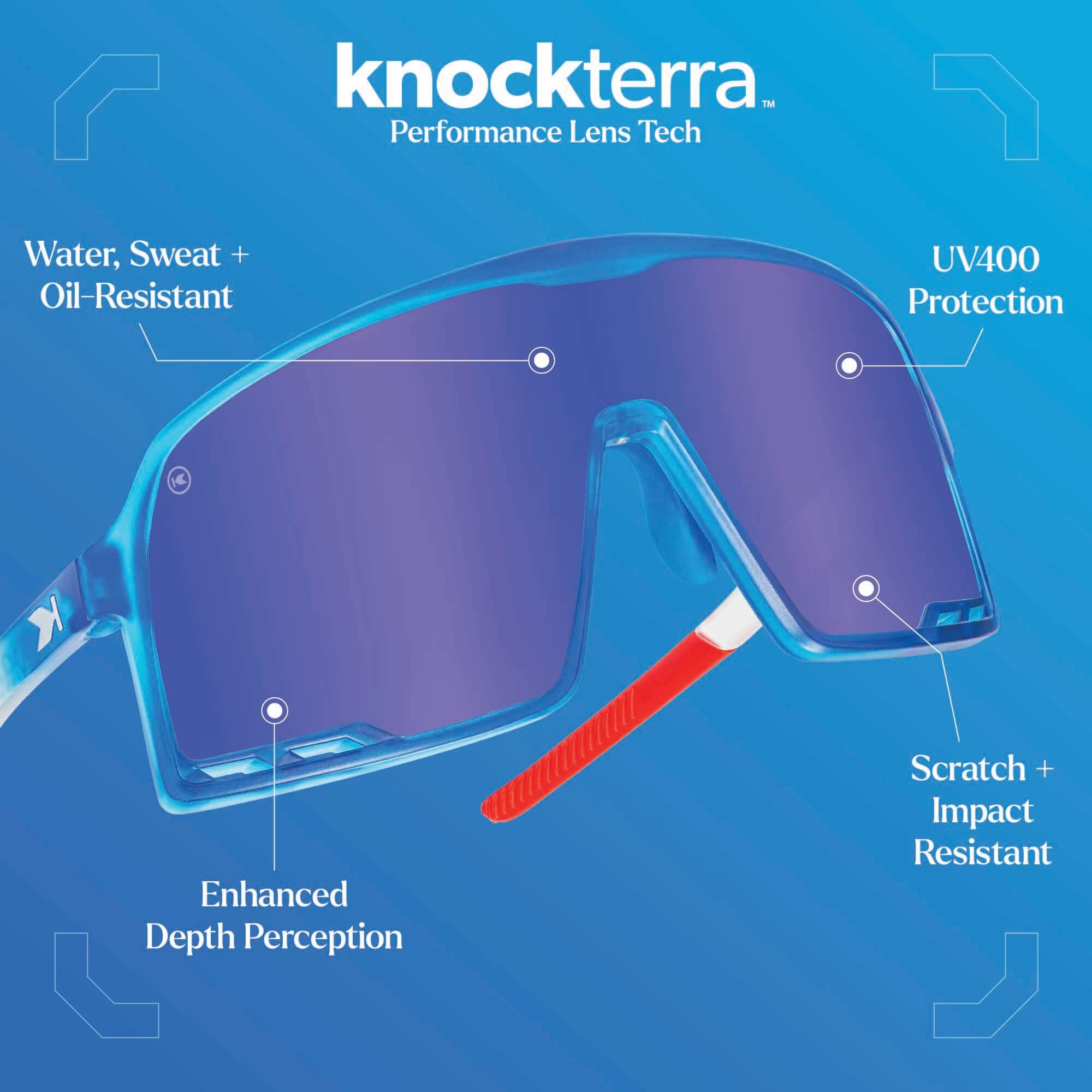 Rocket Pop Campeones Sunglasses, Knockterra Performance Lens Tech
