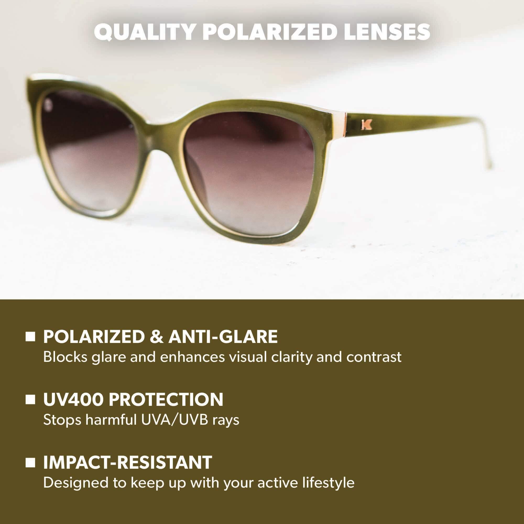 Coastal Dunes Deja Views Sunglasses, Lens Features