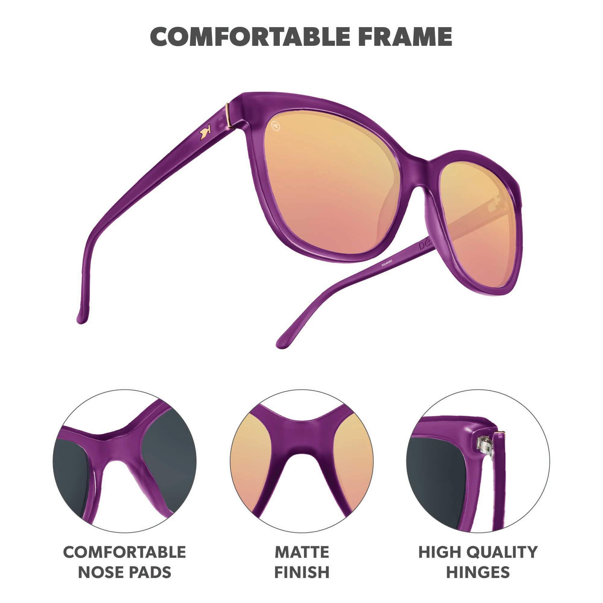 Velvet Royale Deja Views Sunglasses, Frame Features