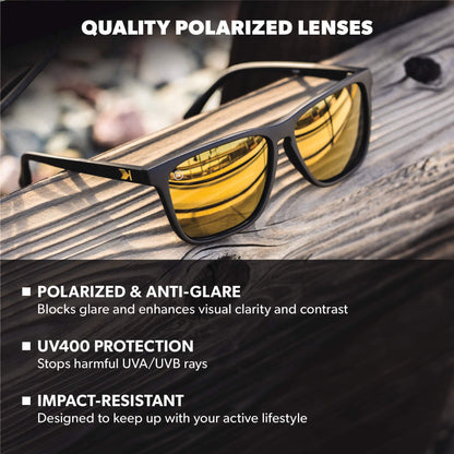 Black Gold Fast Lanes Sunglasses, Lens Features