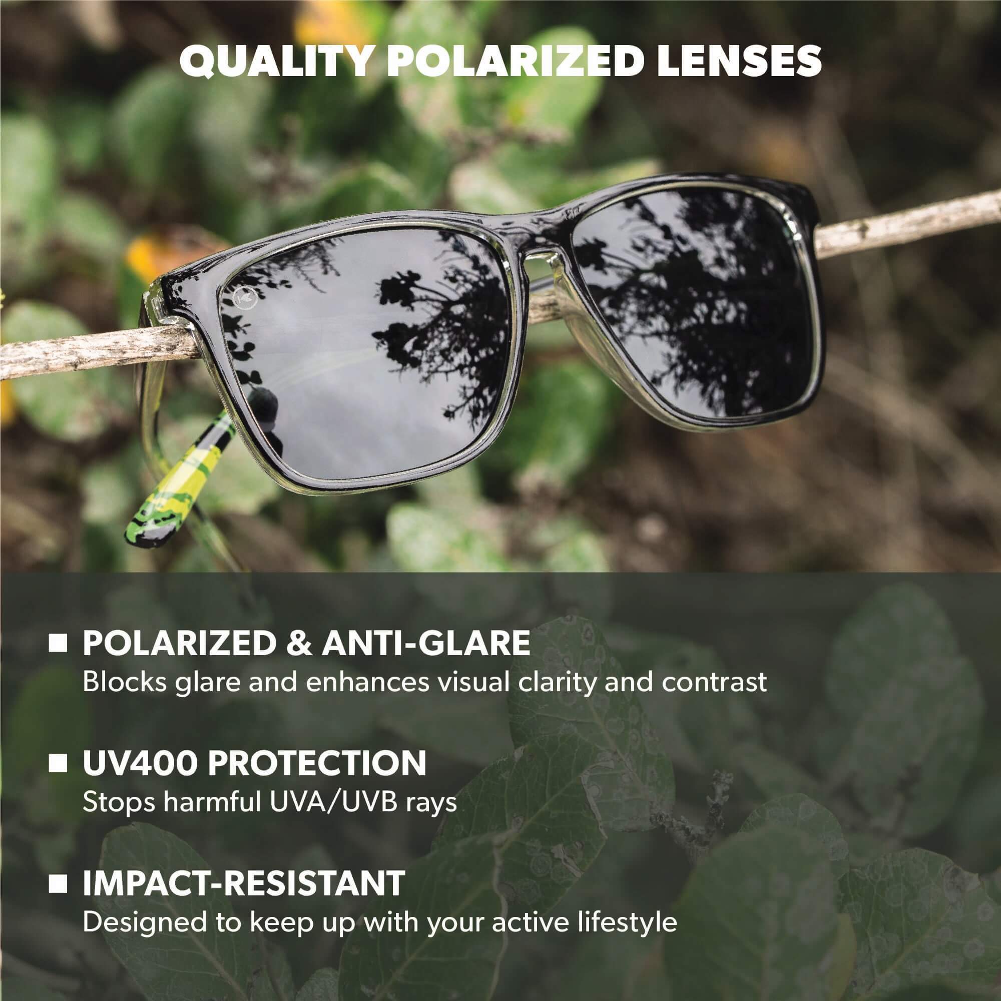 Covert Ops Fast Lanes Sunglasses, Lens Features