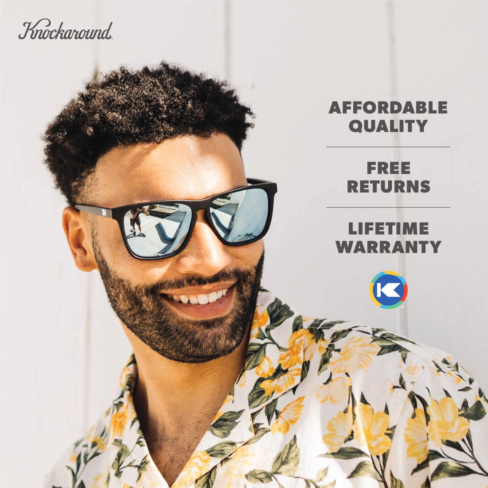 Matte Black / Sky Blue Fast Lanes Sunglasses