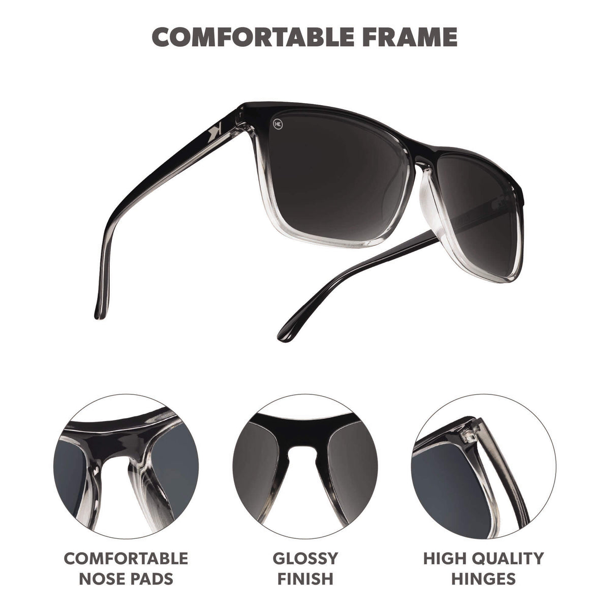 Fast Lanes Square Polarized Sunglasses Lightweight UV400  display picture 3