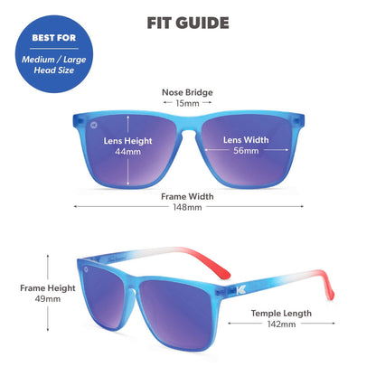 Rocket Pop Fast Lanes Sunglasses, Fit Guide