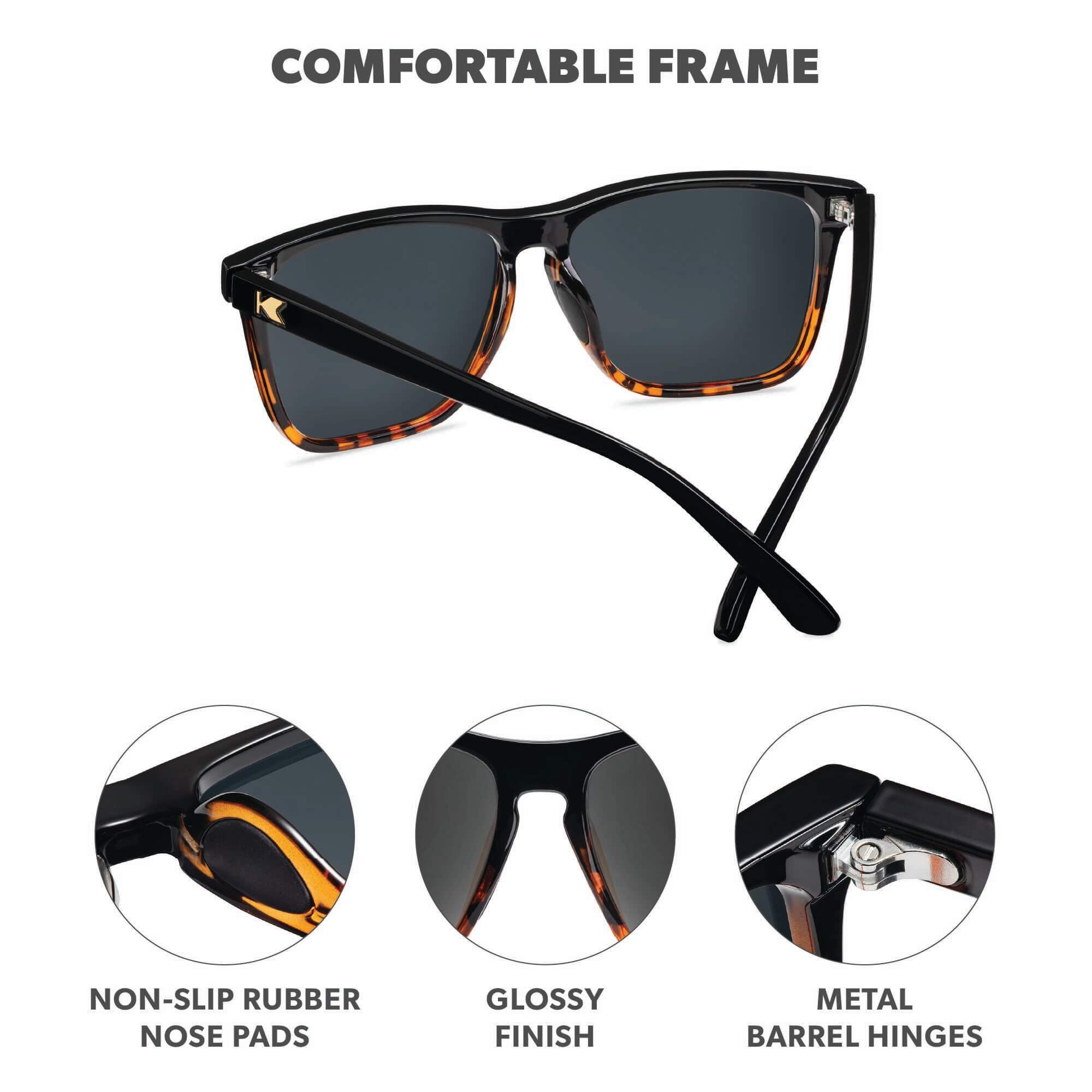 Dead Golfer West End Fast Lanes Sport Sunglasses, Frames Features