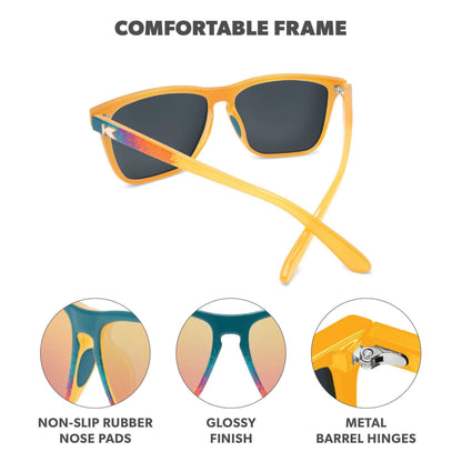 Desert Fast Lanes Sport Sunglasses, Frame Features